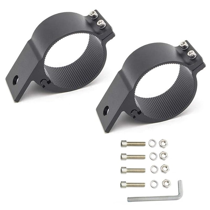 KMFCDAE Tube Clamp Mounting Bracket for 3 Inch Bull Bar Roof Rack Roll Cage Mounts LED Square Round Work Light & Light Bar (Adjustable Between 72-79mm/2.8-3.1inch ) - Image 1
